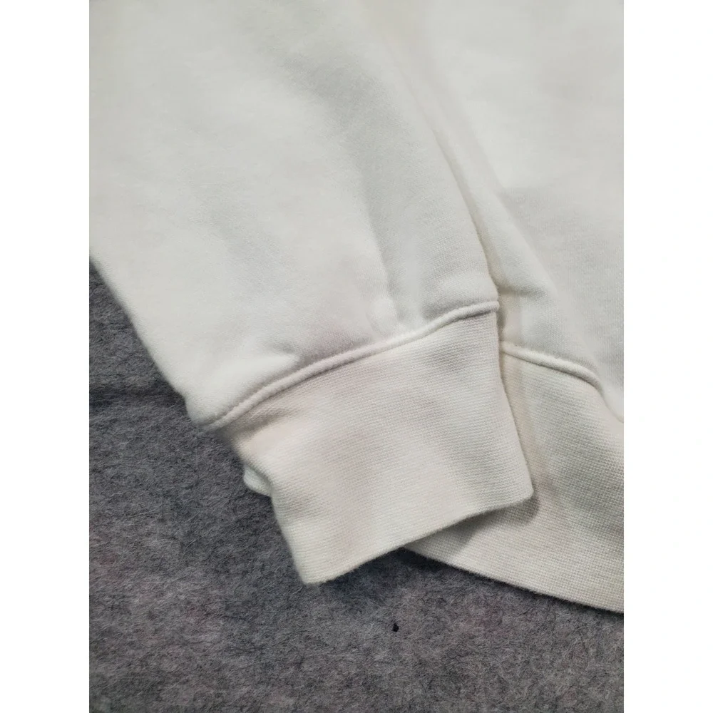Nike Sportswear Club Fleece Hoodie Womens Sz Medium White Drawstring Gym Workout